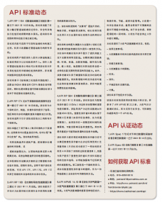 API專(zhuān)欄——API標(biāo)準(zhǔn)動(dòng)態(tài)(2022年4月）